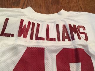 2002 - 06 ALABAMA Crimson Tide Game Football Jersey Worn by 48 Les Williams 3