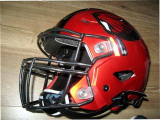 2016 Oregon State Beavers Game Issued Orange Football Speedflex Helmet -