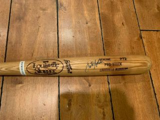 1989 Butch Hobson Red Sox Signed Louisville Slugger Game Baseball Bat Loa