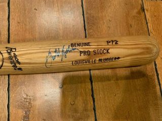 1989 Butch Hobson Red Sox SIGNED Louisville Slugger Game Baseball Bat LOA 2