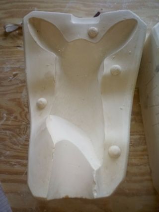 Scioto Ceramic Mold Slip Casting S - 1194 Male Reindeer Head (1986) Vintage.  I