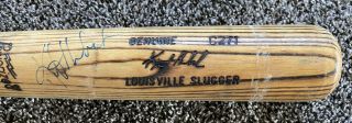 Kent Hrbek Autographed Game - Minnesota Twins Cracked Louisville Slugger Bat