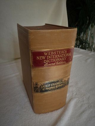 Webster ' s International Dictionary of the English Language - vintage 1947 ed 3