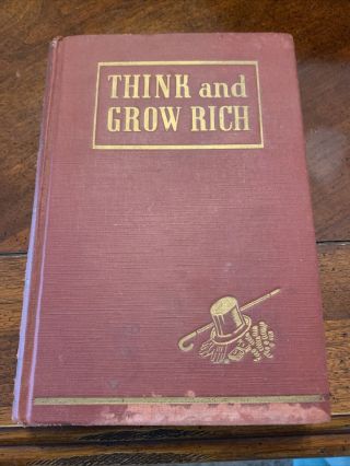 Think And Grow Rich By Napoleon Hill 1945 Edition Hardcover
