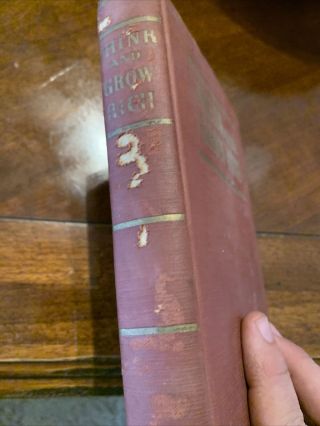 Think and Grow Rich by Napoleon Hill 1945 Edition Hardcover 2