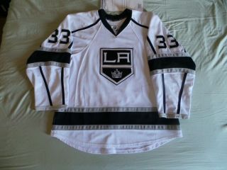 Reebok Authentic Game Worn Jersey Los Angeles Kings Willie Mitchell 2014 58