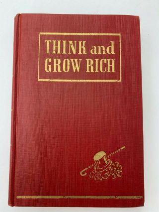 THINK AND GROW RICH Napoleon Hill 1954 Edition hardback dust jacket 2