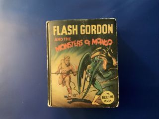 Antique Flash Gordon And The Monsters Of Mongo Big Little Book (1935)