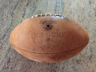 Rare Vintage Thorp Sporting Goods Wilson The Duke Nfl Football Pete Rozelle