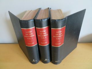 1862 Lives Of The Engineers By Smiles 3 Vols Illus & Maps Inland Communication