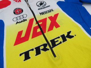 Squadra Castelli Men ' s Jax Trek Cycling Pro Racing Bike Jersey Medium Maglia Vtg 3