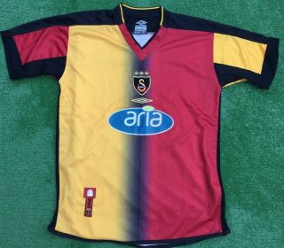 Vintage Galatasaray Football Home Shirt 2003 - 04 Size Medium Adult