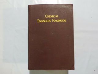 Chemical Engineers’ Handbook 1st Edition 1934 Perry Hc Book Very Rare Dx