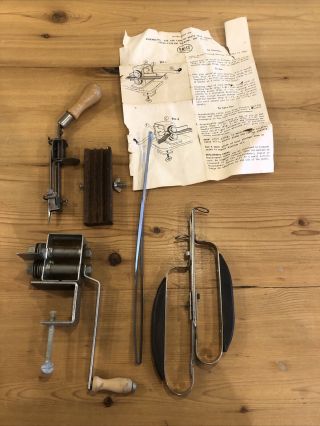 Vintage Dritz Hand Operated Cutting Machine Instructions Box Clamp Blade