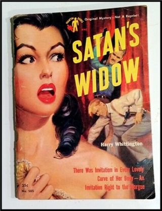 Mystery Digest Paperback Original: Phantom 505 –harry Whittington Satan’s Widow