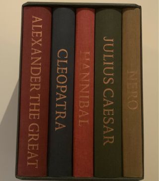 Folio Society Rulers Of The Ancient World 5 Vol Set In Slip Case