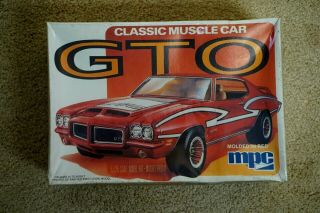 Vintage Mpc 1972 Pontiac Gto Model Kit