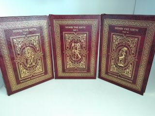 Henry The Sixth Part I Ii & Iii Easton Press Complete William Shakespeare