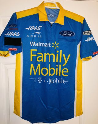 Daniel Suarez Walmart T Mobile Family Nascar Pit Crew Shirt Stewart Haas Ford