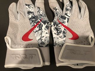 Mike Trout Nike Camo Batting Gloves
