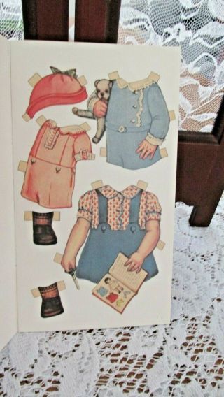 Vintage Jackie & Joan Cutout Dolls w/Clothes to Dress, 3