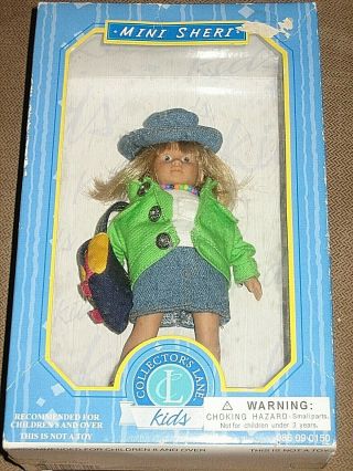 Collector’s Lane Kids Mini Sheri 6 1/2” Vinyl Doll Box Has Wear