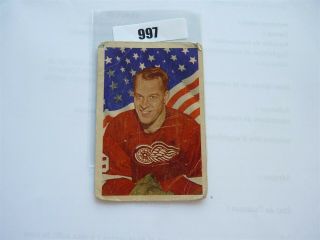 Vintage Hockey Card 1963 - 64 Parkhurst Gordie Howe Detroit Red Wing