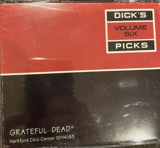 Picks - 6 Grateful Dead - Dicks Picks 6 Six —vintage 3 Cds In