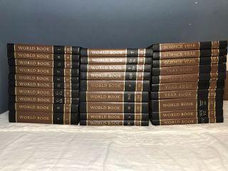Vintage The World Book Encyclopedia Complete 22 Vol Set Plus Year And Science Hc
