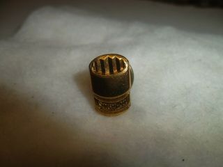 Vintage Snap - On Tools Gold Tone Socket Tie / Lapel Pin