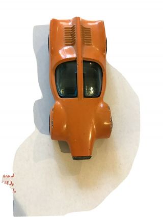 Vintage Red Line Hot Wheels Double Vision " 1969 Orange Enamel Hong Kong " 1973