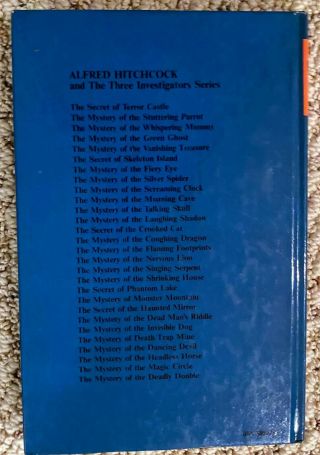 Alfred Hitchcock Three Investigators 27 Mystery of the Magic Circle Hardcover HC 2