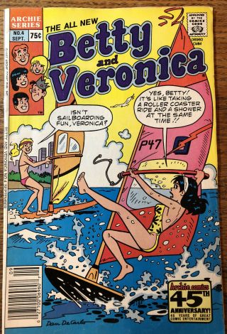 Archie All Betty And Veronica 4 Vintage 1987 Gga Double Swimsuit