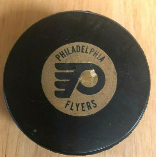 Philadelphia Flyers Vintage Nhl Approved Viceroy Mfg.  Official Game Puck Rare