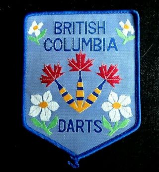 Vintage British Columbia Darts Patch