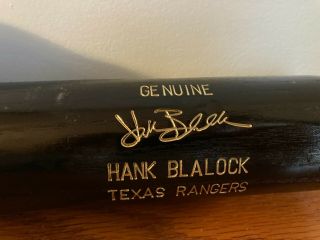 Texas Rangers (hank Blalock) 30 " Black Louisville Slugger Wooden Bat