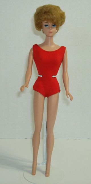 Mattel Ash Blonde Bubble Cut Barbie From 1962 (mb - 33)
