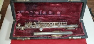 Vintage Aubert Piccolo Silver Made In Italy