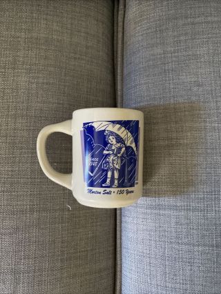 Vintage Morton Salt Girl - When It Rains It Pours - 1921 Logo - Cup Mug