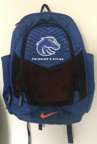 Game Player Issue Nike Air Vapor Boise State Broncos Swim Backpack Bag