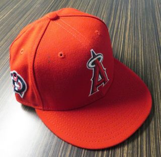 Justin Upton 8 Team Issued Angels 2019 September 11th Memorial Hat Cap Patch Gu