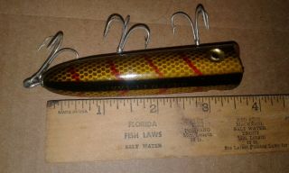 Vintage Dizzy Floater Lure - Top Water - Lucky 13 Type - Fishathon Bait Co.