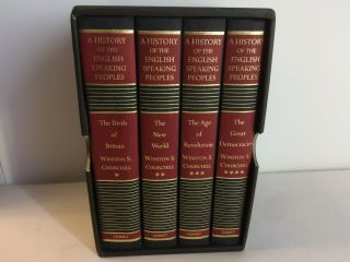 A History Of The English Speaking Peoples Winston S.  Churchill Set Of 4 1990