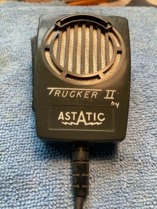 Vintage Astatic Trucker Ii Model 557 Cb Microphone 4 Pin