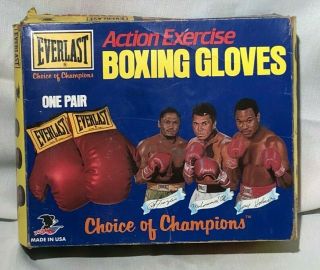 Vintage Everlast Boxing Gloves,  16 Oz. ,  Model 2946,  Ali,  Frazier,  Holmes