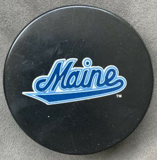 University Of Maine Official Hockey East Game Puck 2014 - 17