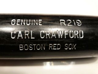 Carl Crawford Game Bat 2011 Uncracked Boston Red Sox,  Rays,  Mlb Authentic