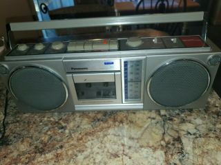 Vintage Panasonic Rx - 4930 Stereo Radio Cassette Not Boombox Silver