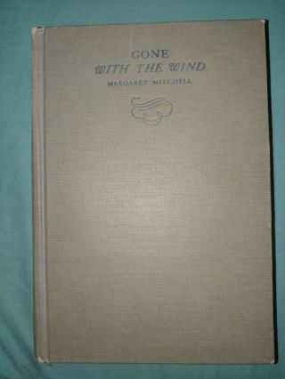 1936 Gone With The Wind Hardcover Book By Margaret Mcmillan.