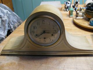 Vintage Seth Thomas Mantle Clock No.  124 Light Wood